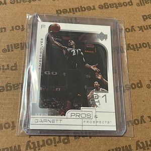 Kevin Garnett ‘01 Upper Deck Card